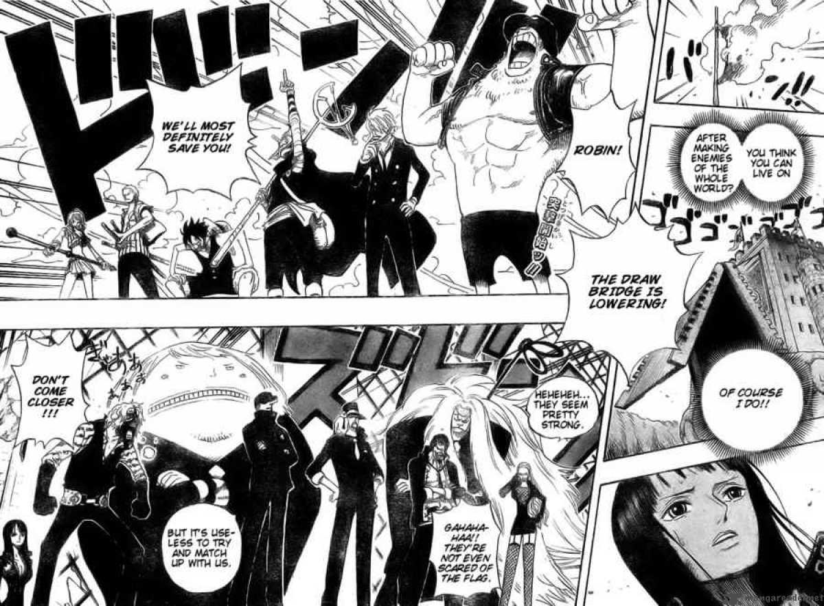 One Piece Chapter 399 page 2 - Chapter 399: Jump Toward the Waterfall!!