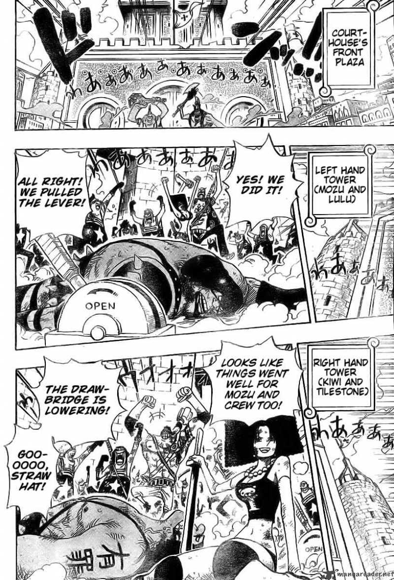One Piece Chapter 399 page 3 - Chapter 399: Jump Toward the Waterfall!!