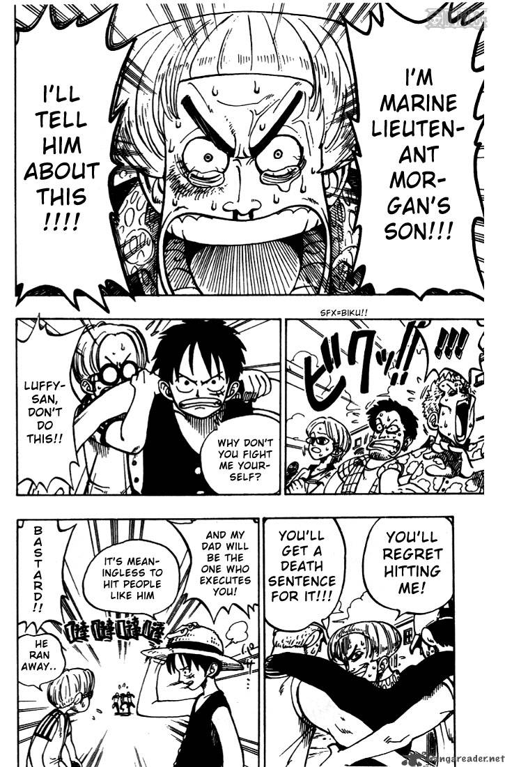 One Piece Chapter 4 page 2 - Chapter 4: Marine Captain "Axe-Hand Morgan"