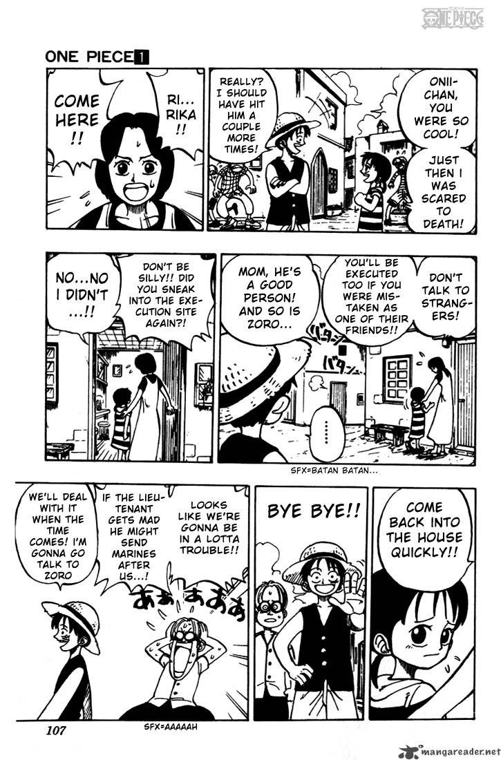 One Piece Chapter 4 page 3 - Chapter 4: Marine Captain "Axe-Hand Morgan"