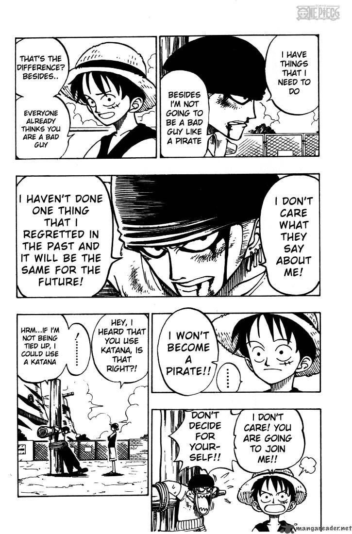 One Piece Chapter 4 page 6 - Chapter 4: Marine Captain "Axe-Hand Morgan"