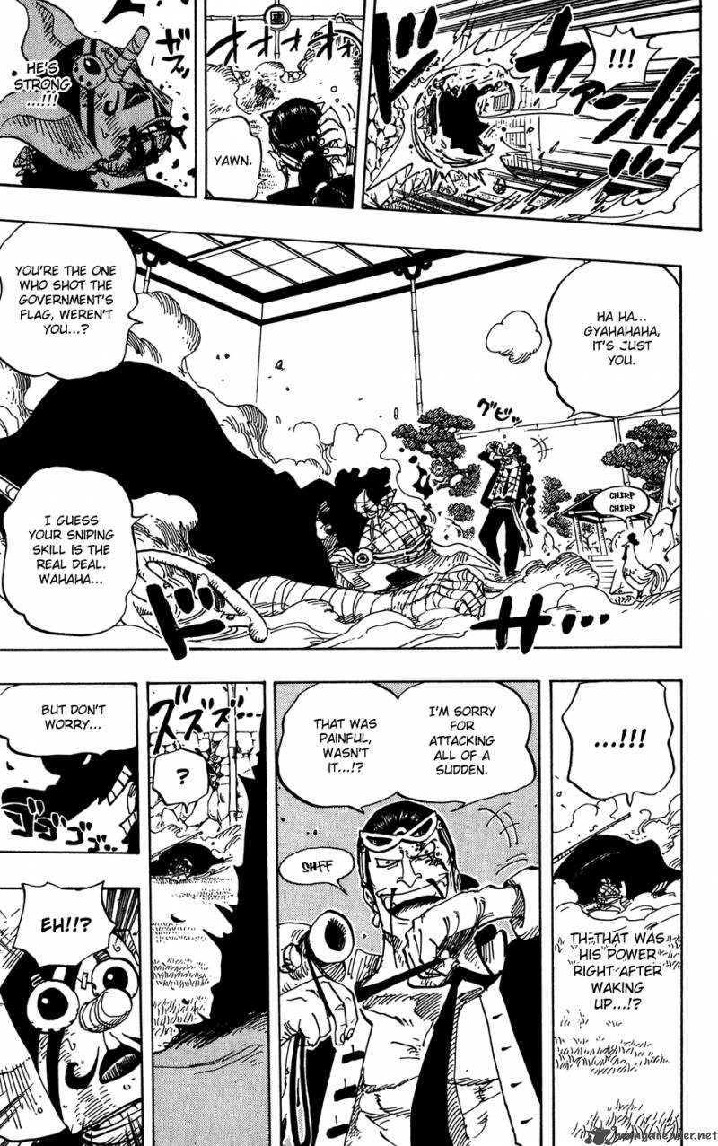 One Piece Chapter 401 page 15 - Chapter 401: Pirates vs CP9