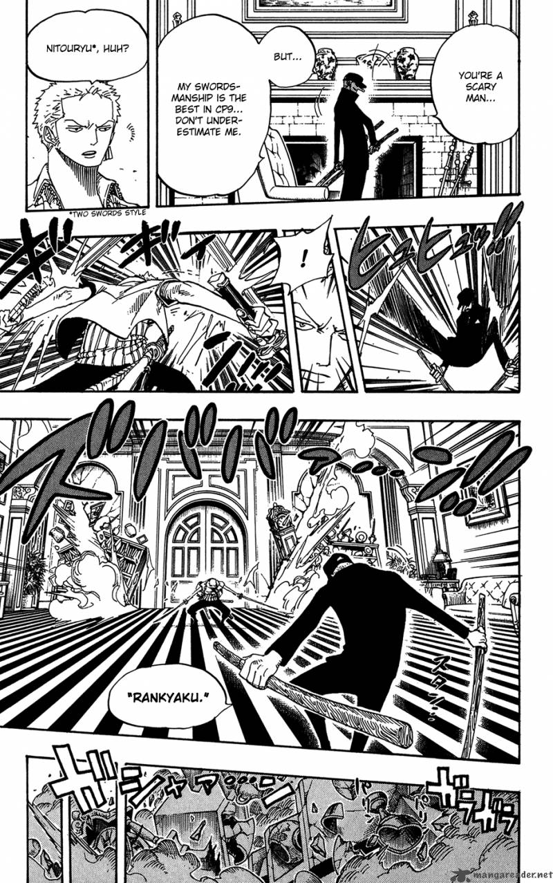 One Piece Chapter 401 page 5 - Chapter 401: Pirates vs CP9