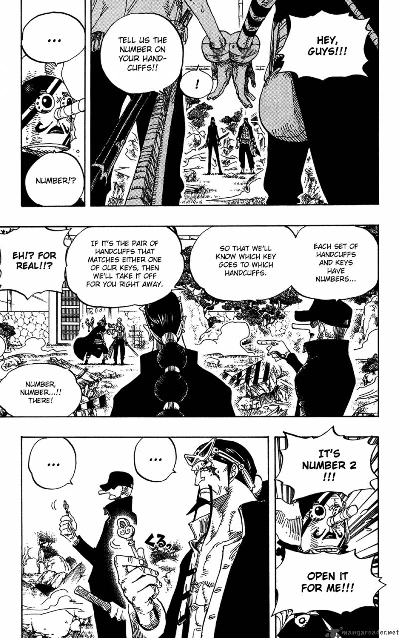 One Piece Chapter 402 page 10 - Chapter 402: Handcuffs No. 2