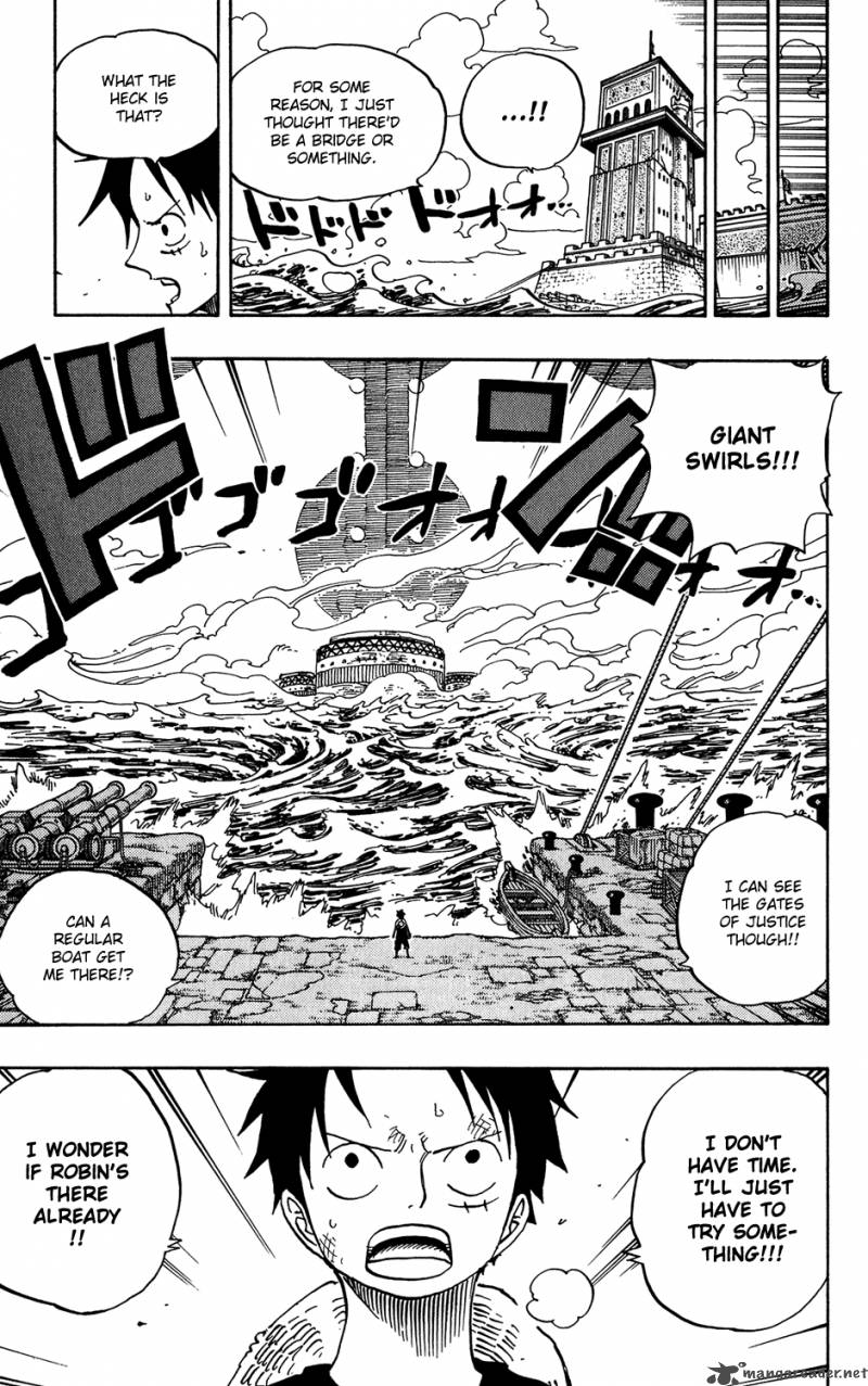 One Piece Chapter 402 page 14 - Chapter 402: Handcuffs No. 2