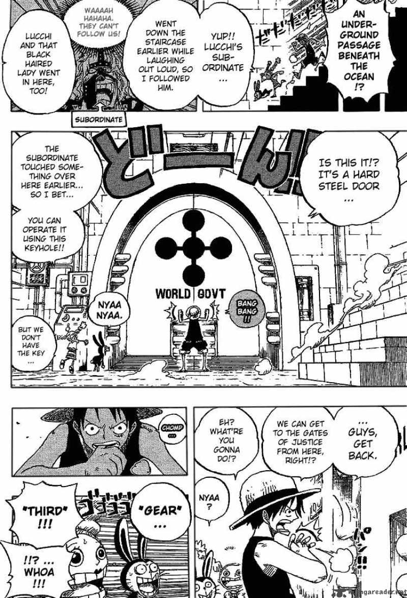 One Piece manga, chapter 403, page 19 of 23