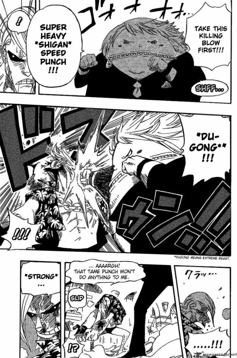 One Piece manga, chapter 404, page 8 of 22