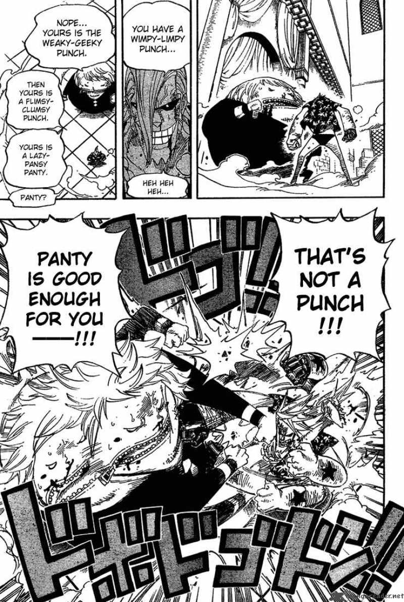 One Piece manga, chapter 404, page 10 of 22