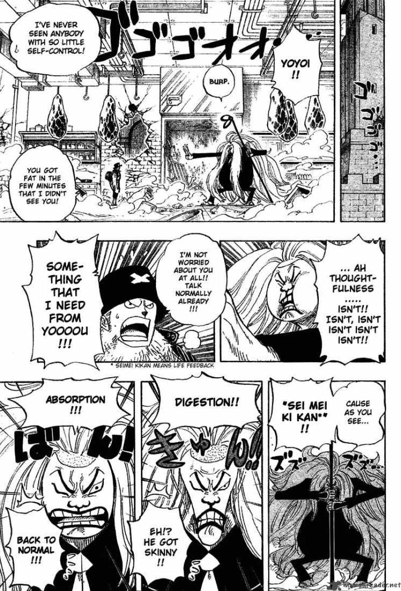 One Piece Chapter 406 page 10 - Chapter 406: Seimei Kikan