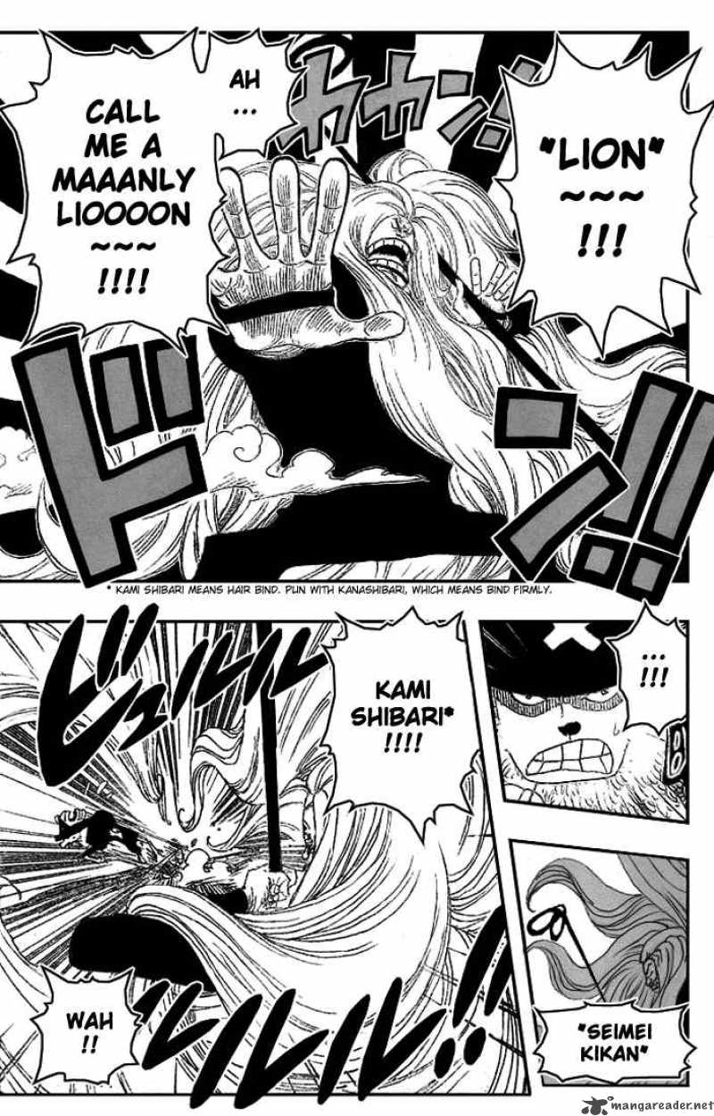 One Piece Chapter 406 page 12 - Chapter 406: Seimei Kikan