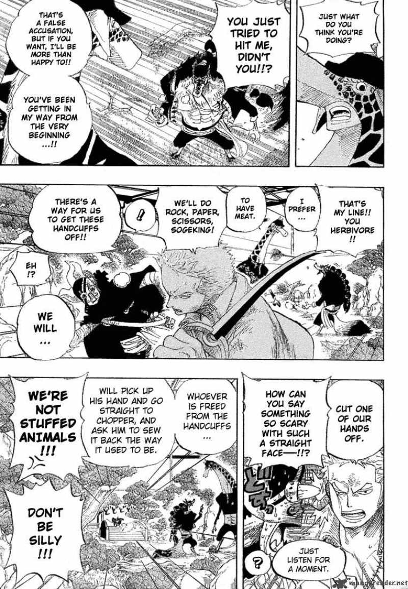One Piece Chapter 406 page 8 - Chapter 406: Seimei Kikan