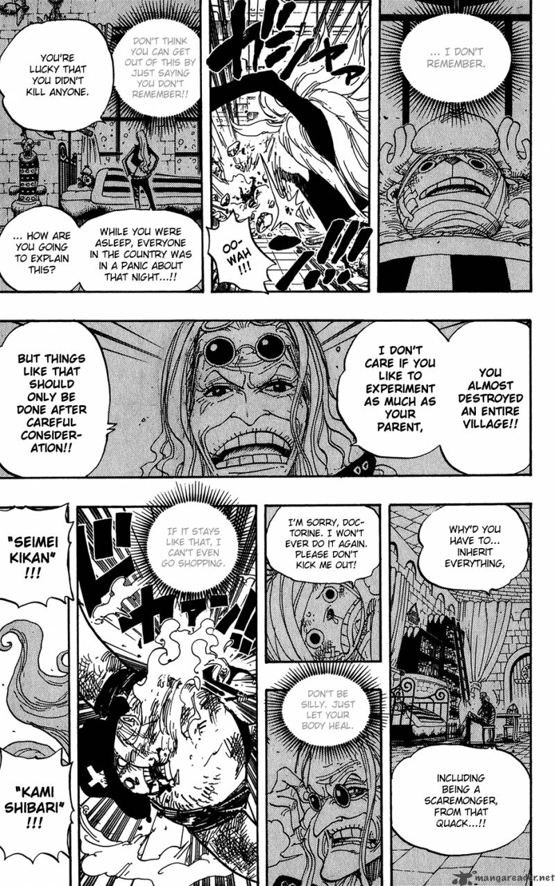 One Piece Chapter 407 page 9 - Chapter 407: Monster