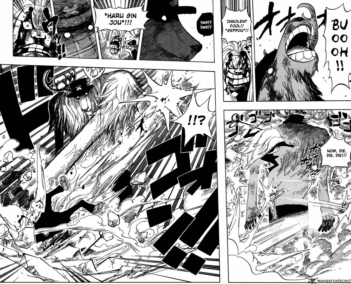 One Piece manga, chapter 408, page 11 of 23