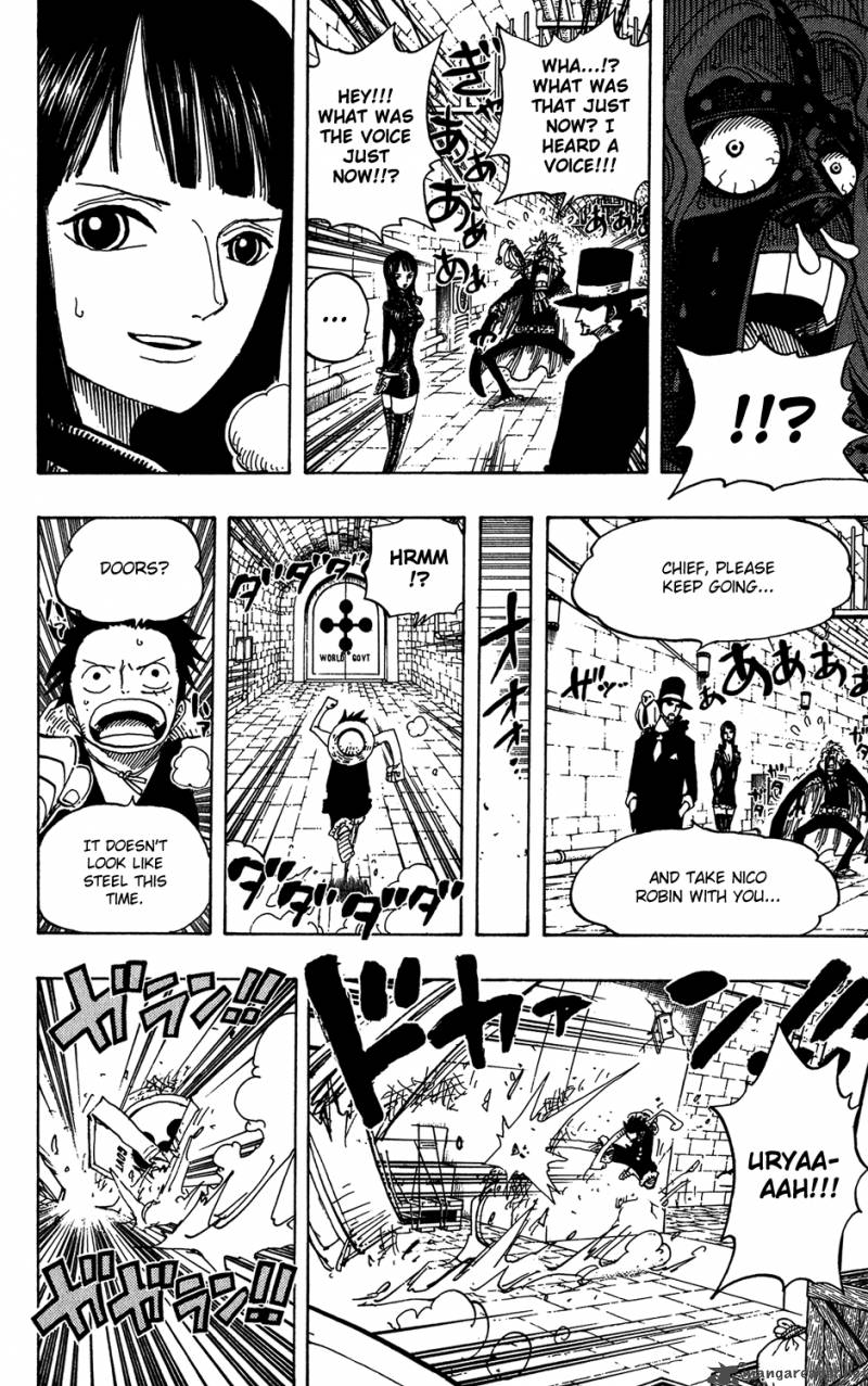 One Piece manga, chapter 408, page 18 of 23