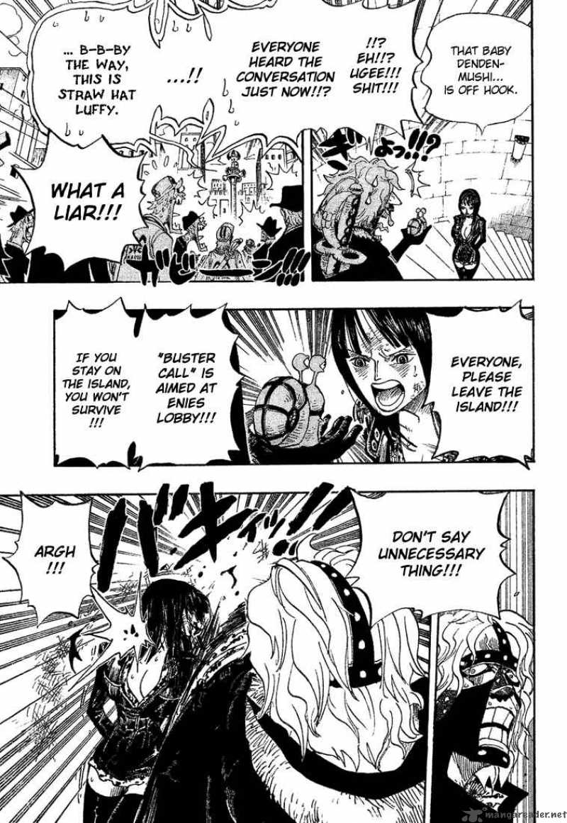 One Piece Chapter 409 page 11 - Chapter 409: Emergency Bad News Broadcast