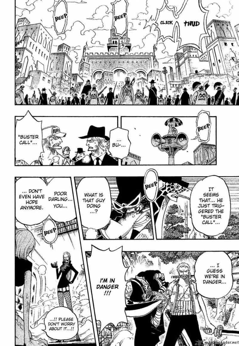 One Piece Chapter 409 page 12 - Chapter 409: Emergency Bad News Broadcast