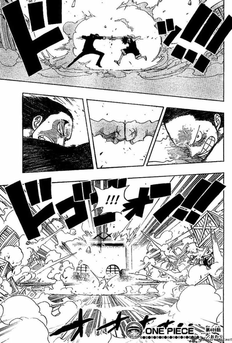 One Piece Chapter 409 page 17 - Chapter 409: Emergency Bad News Broadcast