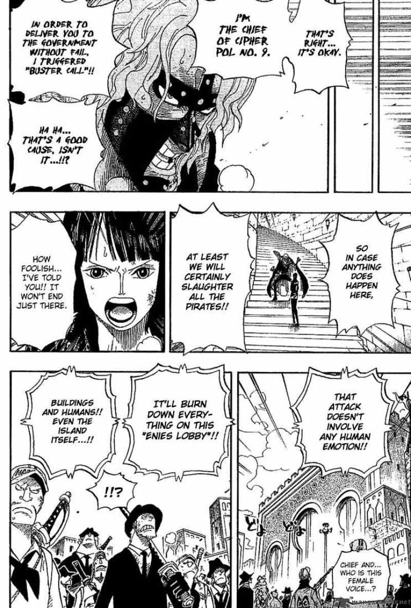 One Piece Chapter 409 page 8 - Chapter 409: Emergency Bad News Broadcast