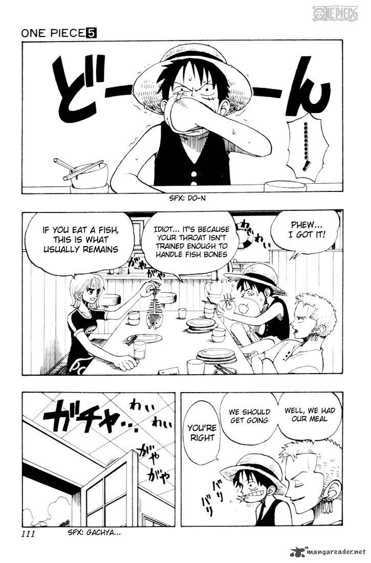 One Piece Chapter 41 page 1 - Chapter 41: To the Sea