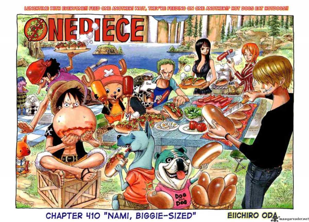 One Piece Chapter 410 page 2 - Chapter 410: Super-Size Nami