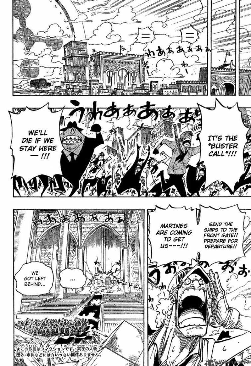 One Piece Chapter 410 page 4 - Chapter 410: Super-Size Nami