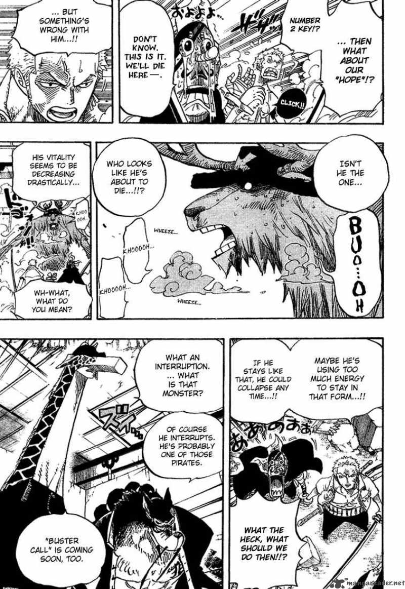 One Piece Chapter 412 page 14 - Chapter 412: You Missed Your Chance