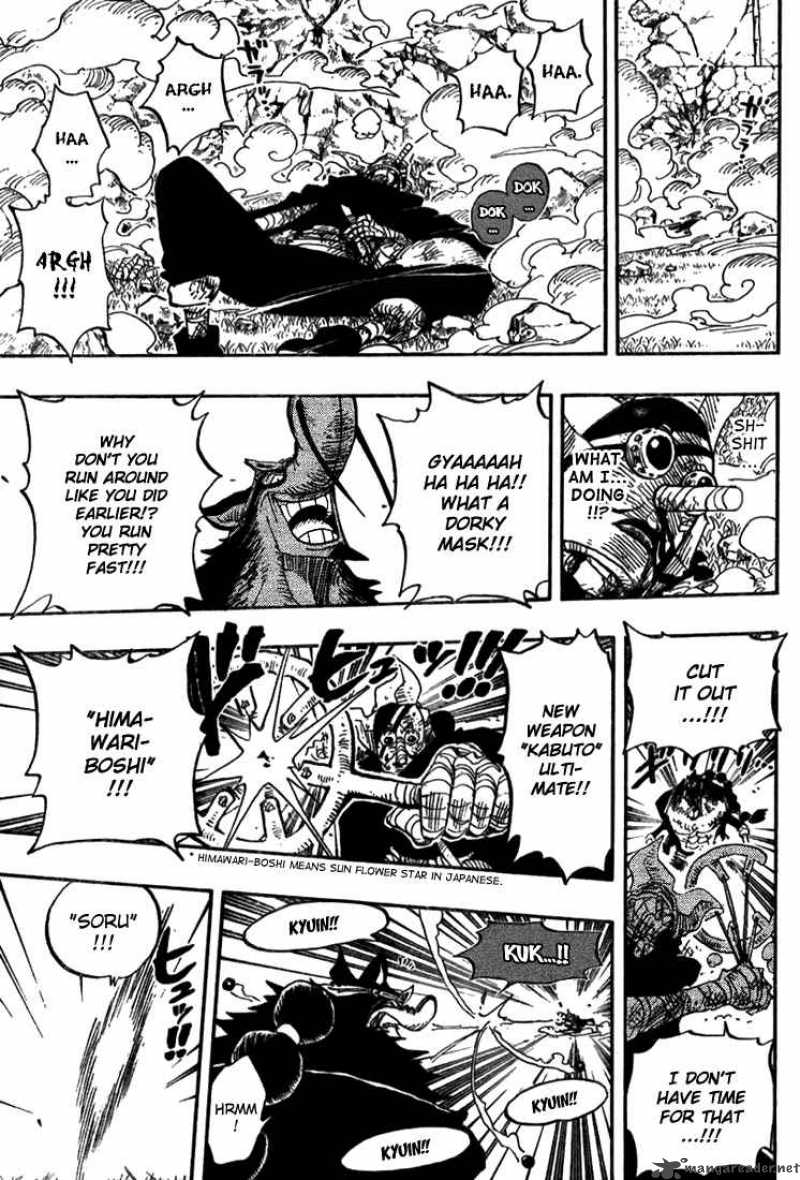 One Piece manga, chapter 413, page 16 of 22
