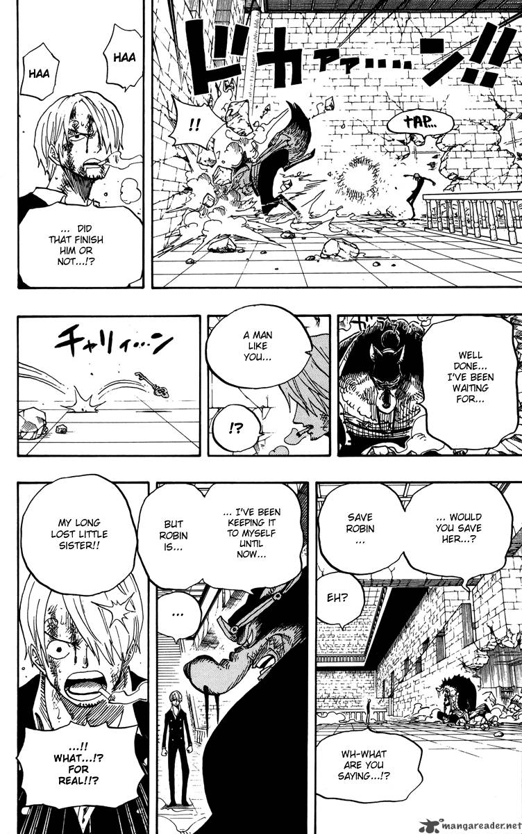 One Piece Chapter 414 page 17 - Chapter 414: Sanji vs Jabra