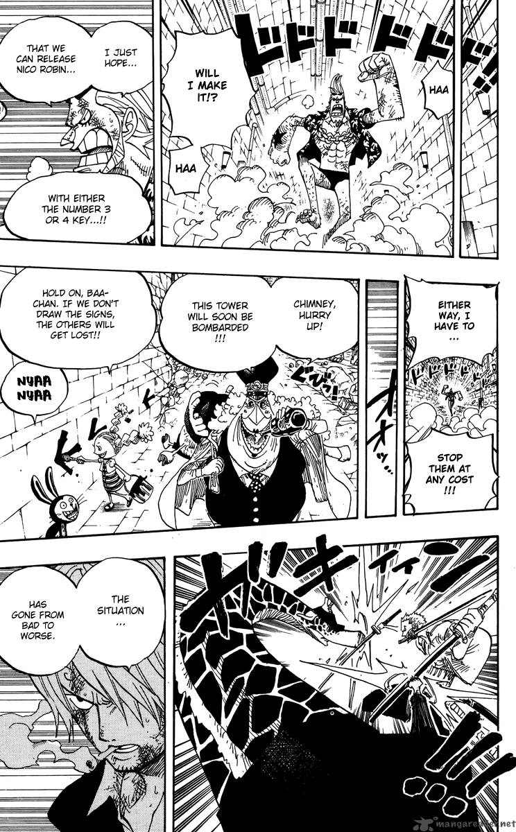 One Piece Chapter 414 page 6 - Chapter 414: Sanji vs Jabra