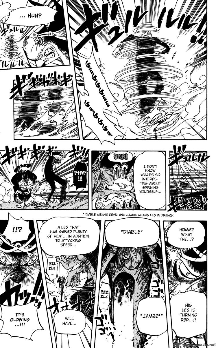One Piece manga, chapter 415, page 14 of 23
