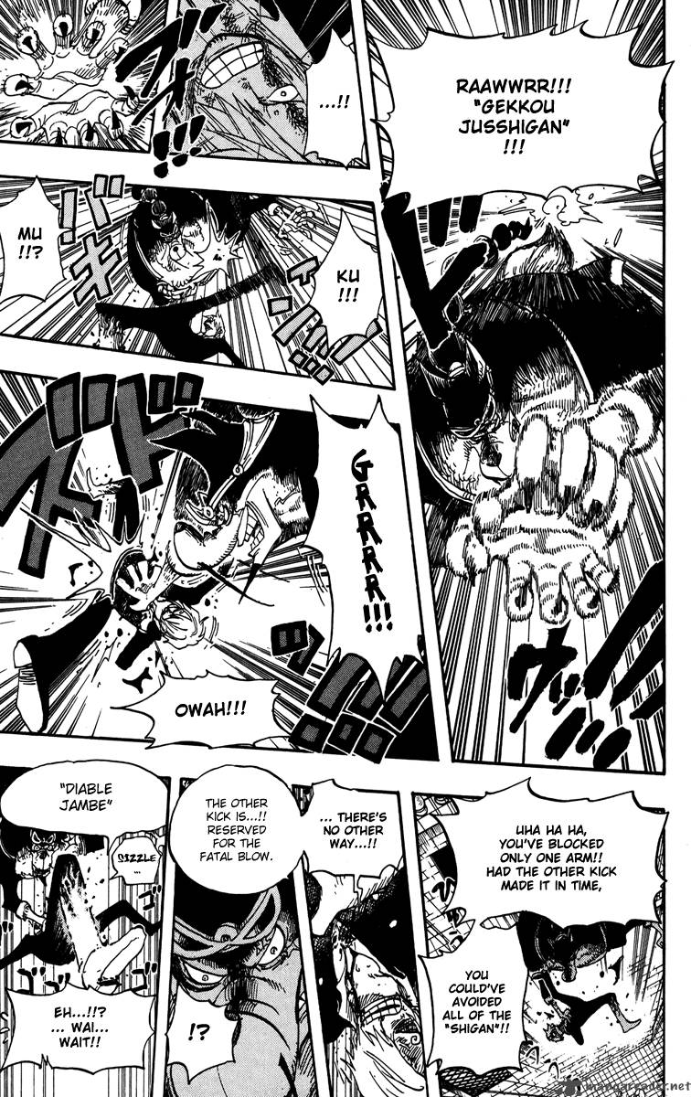 One Piece manga, chapter 415, page 18 of 23