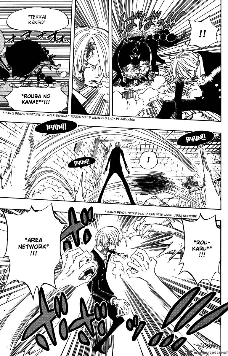One Piece manga, chapter 415, page 8 of 23