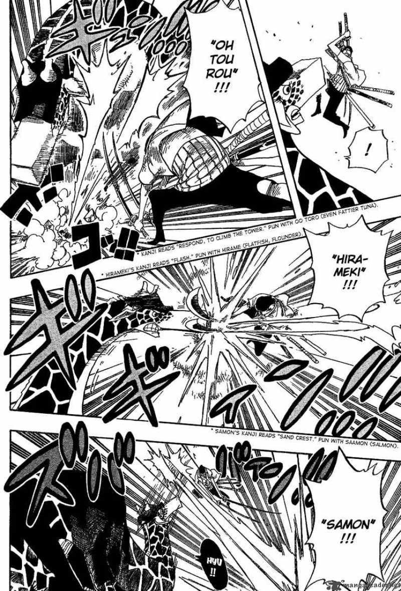 One Piece Chapter 416 page 10 - Chapter 416: Zoro vs Kaku