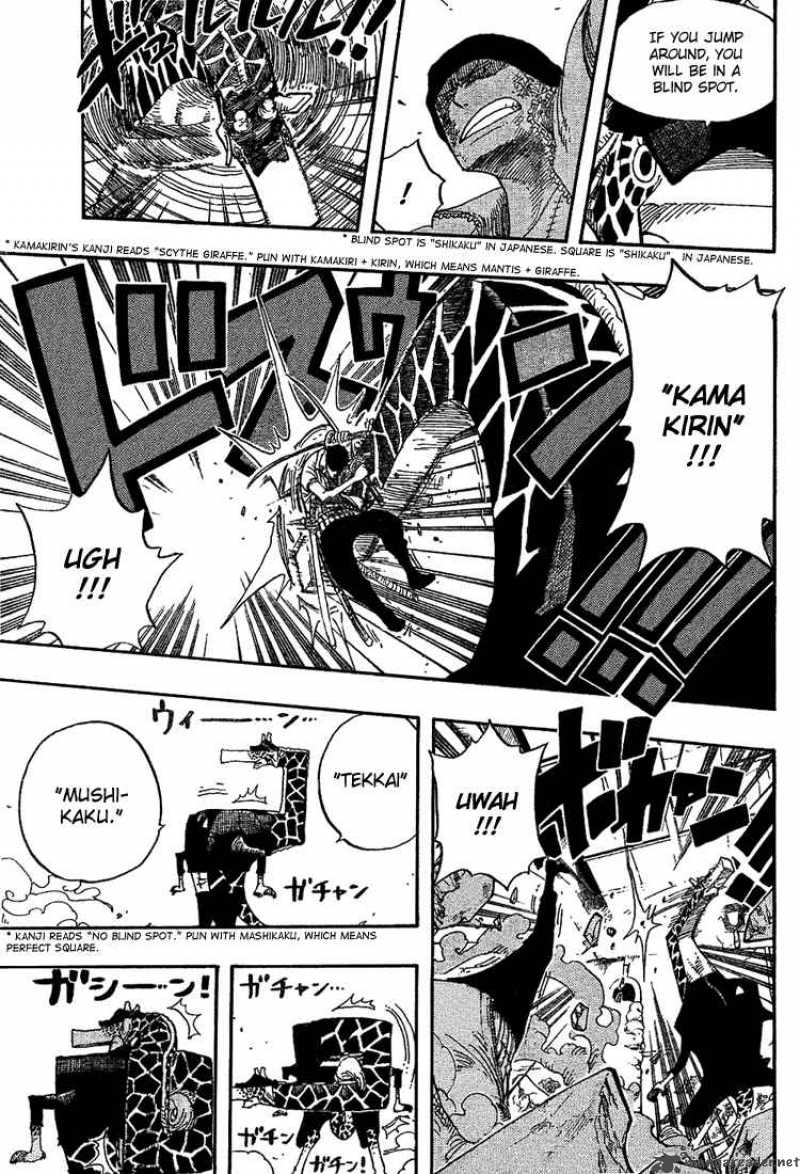 One Piece Chapter 416 page 11 - Chapter 416: Zoro vs Kaku