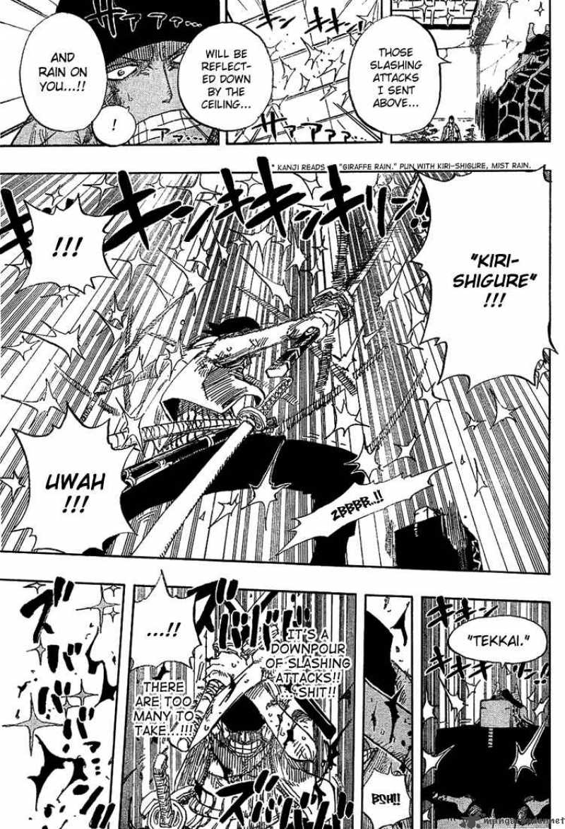 One Piece Chapter 416 page 13 - Chapter 416: Zoro vs Kaku