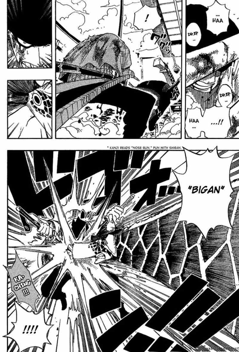 One Piece Chapter 416 page 14 - Chapter 416: Zoro vs Kaku