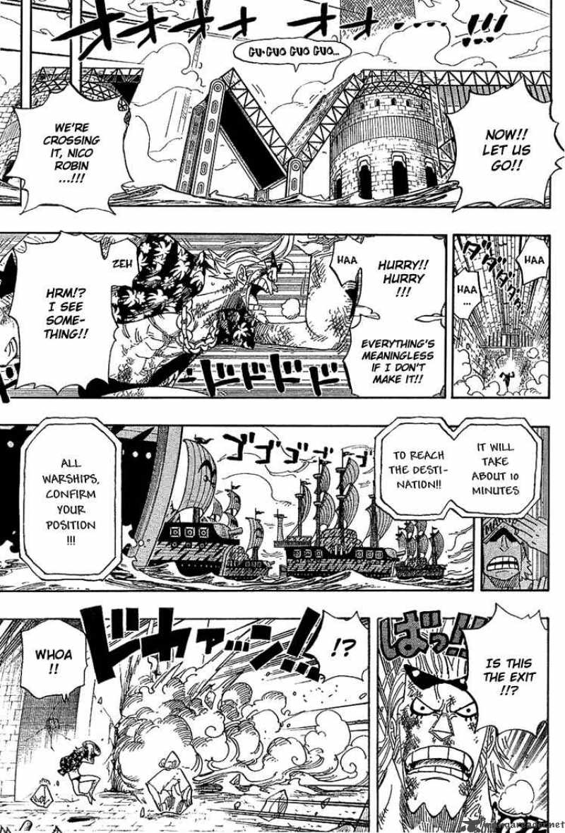 One Piece Chapter 416 page 5 - Chapter 416: Zoro vs Kaku
