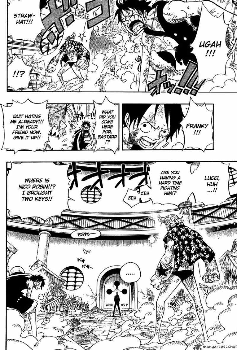One Piece Chapter 416 page 6 - Chapter 416: Zoro vs Kaku