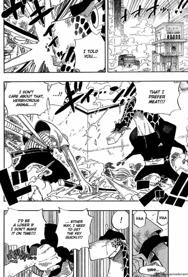One Piece Chapter 416 page 8 - Chapter 416: Zoro vs Kaku