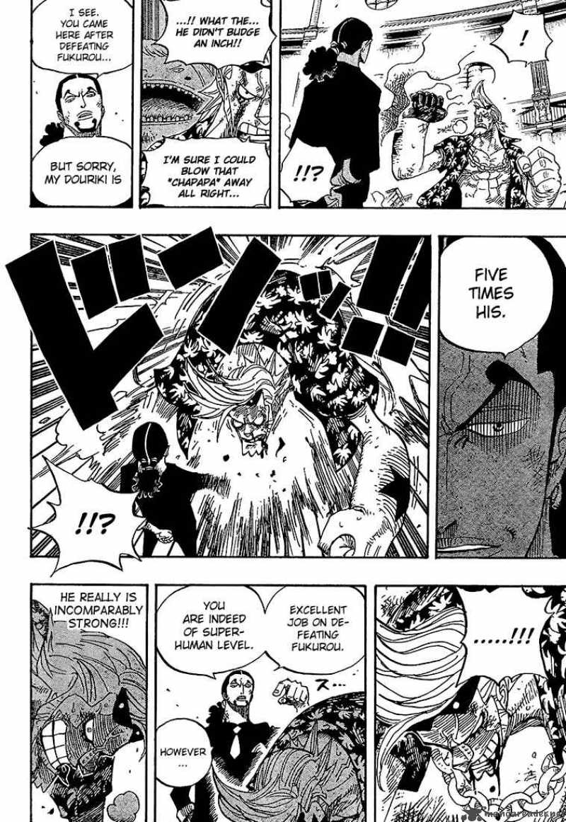 One Piece manga, chapter 418, page 13 of 23