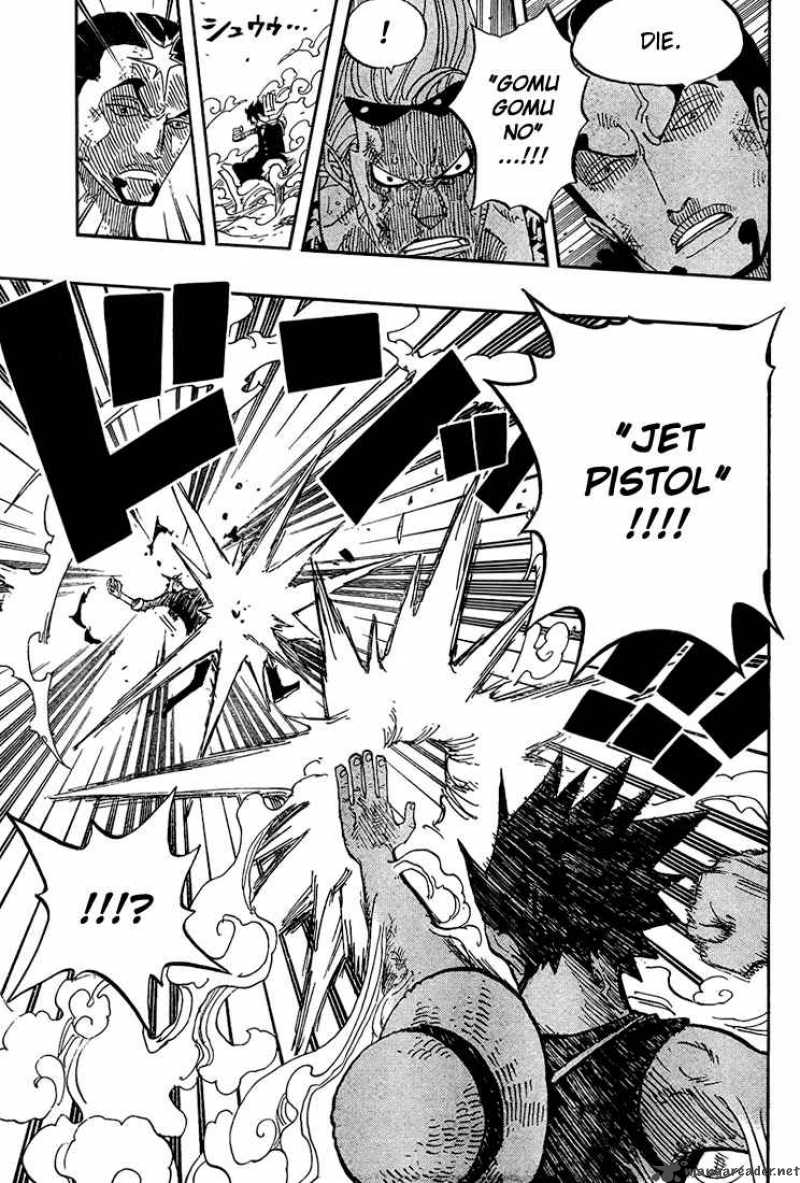 One Piece manga, chapter 418, page 14 of 23