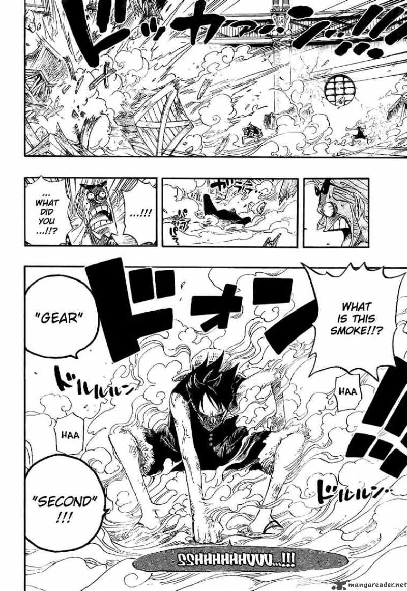 One Piece manga, chapter 418, page 15 of 23