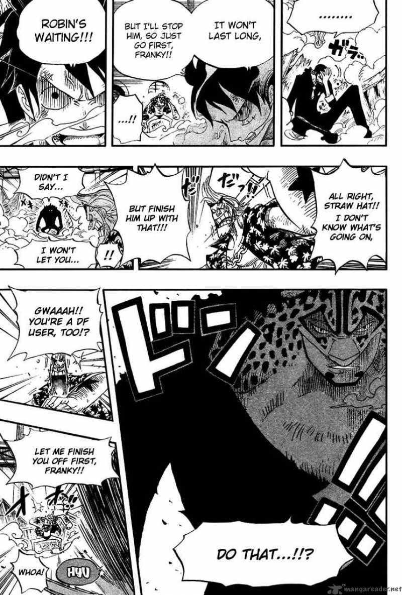 One Piece manga, chapter 418, page 16 of 23