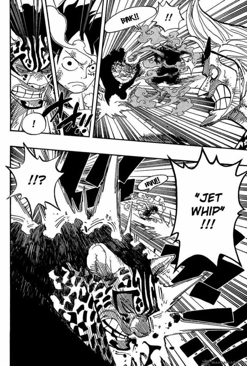 One Piece manga, chapter 418, page 17 of 23