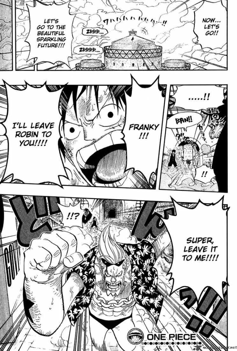 One Piece manga, chapter 418, page 20 of 23