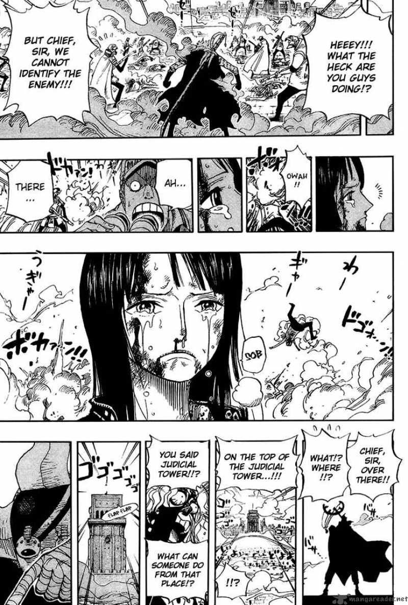 One Piece Chapter 419 page 14 - Chapter 419: Legend of a Hero