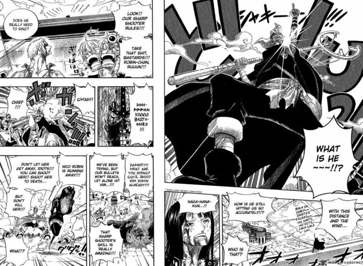 One Piece Chapter 419 page 15 - Chapter 419: Legend of a Hero