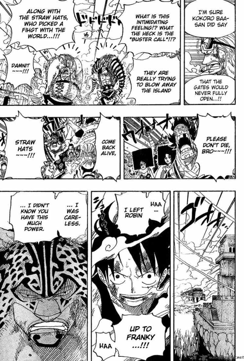 One Piece Chapter 419 page 3 - Chapter 419: Legend of a Hero