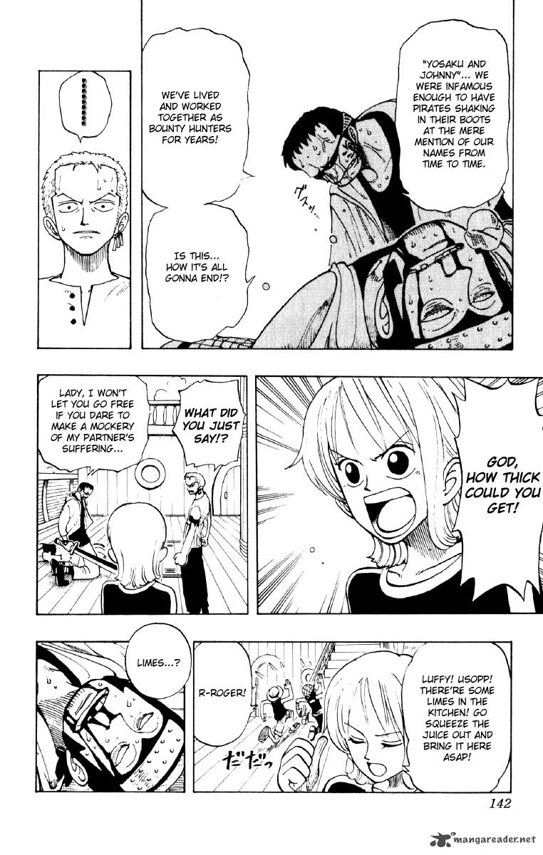 One Piece Chapter 42 page 14 - Chapter 42: Yosaku and Johnny