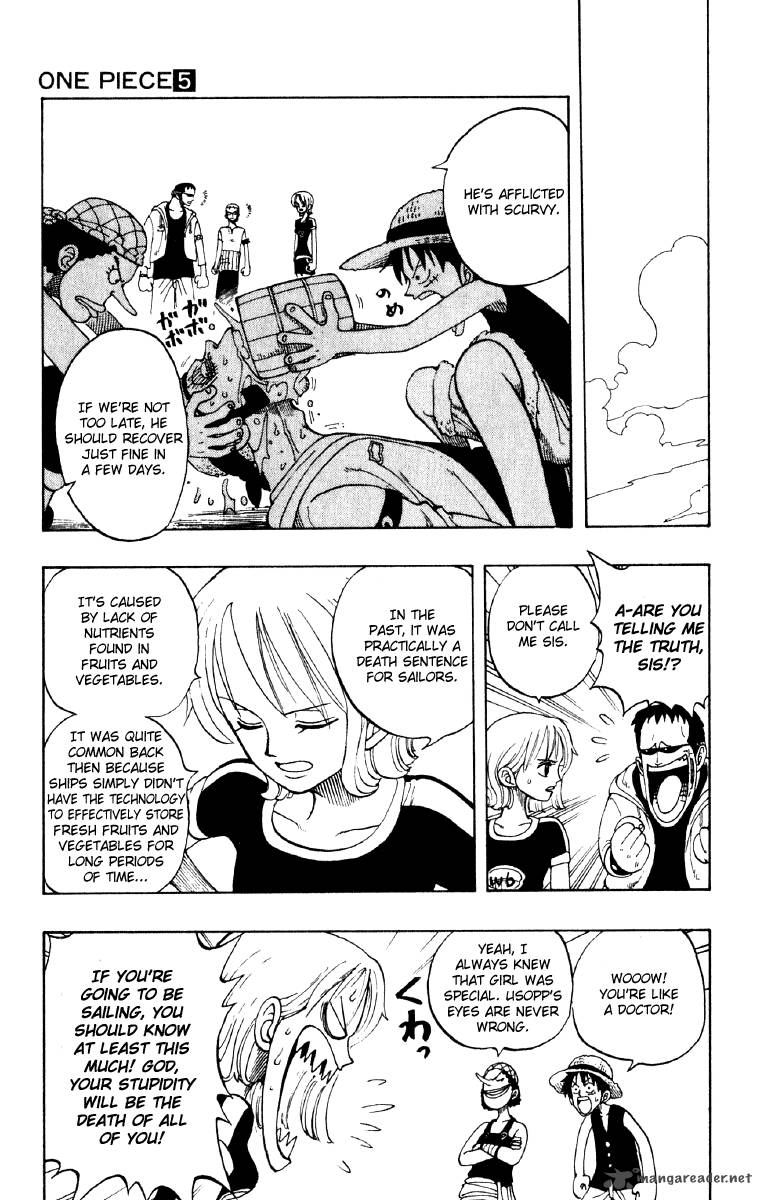 One Piece Chapter 42 page 15 - Chapter 42: Yosaku and Johnny